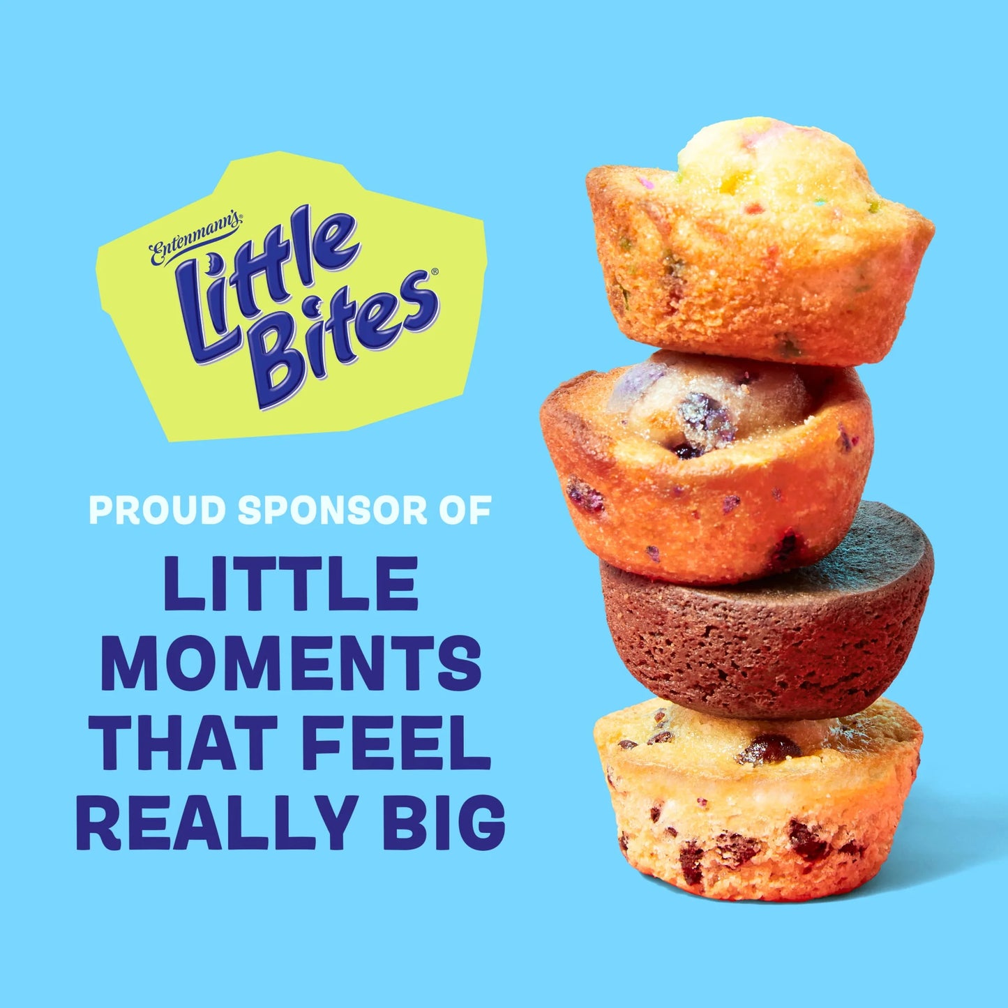 Little Bites Chocolate Chip Muffins, 5 Packs, Mini Muffins, 8.25 Oz Multipack