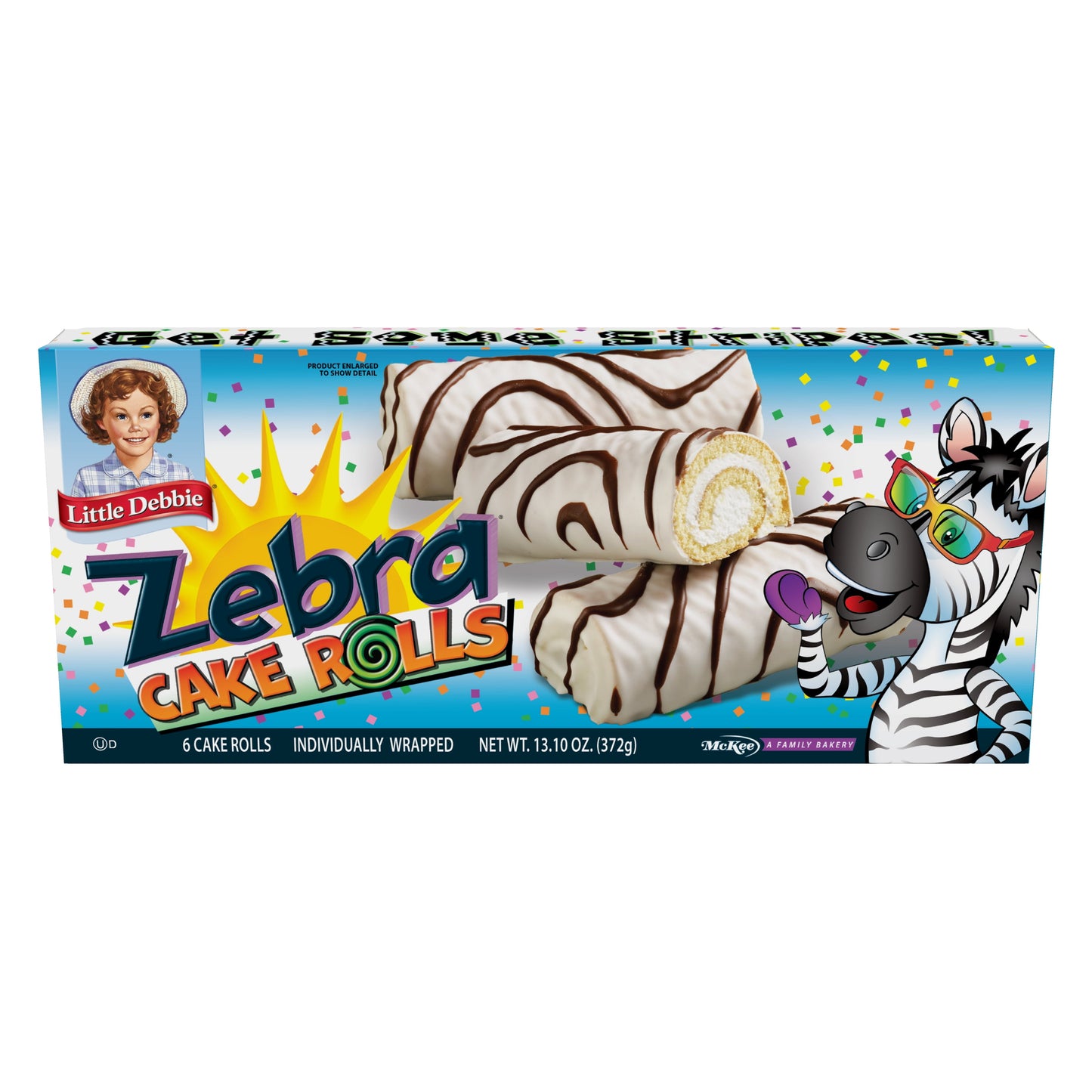 Zebra Cake Rolls, 13.1 Oz (6 Count)
