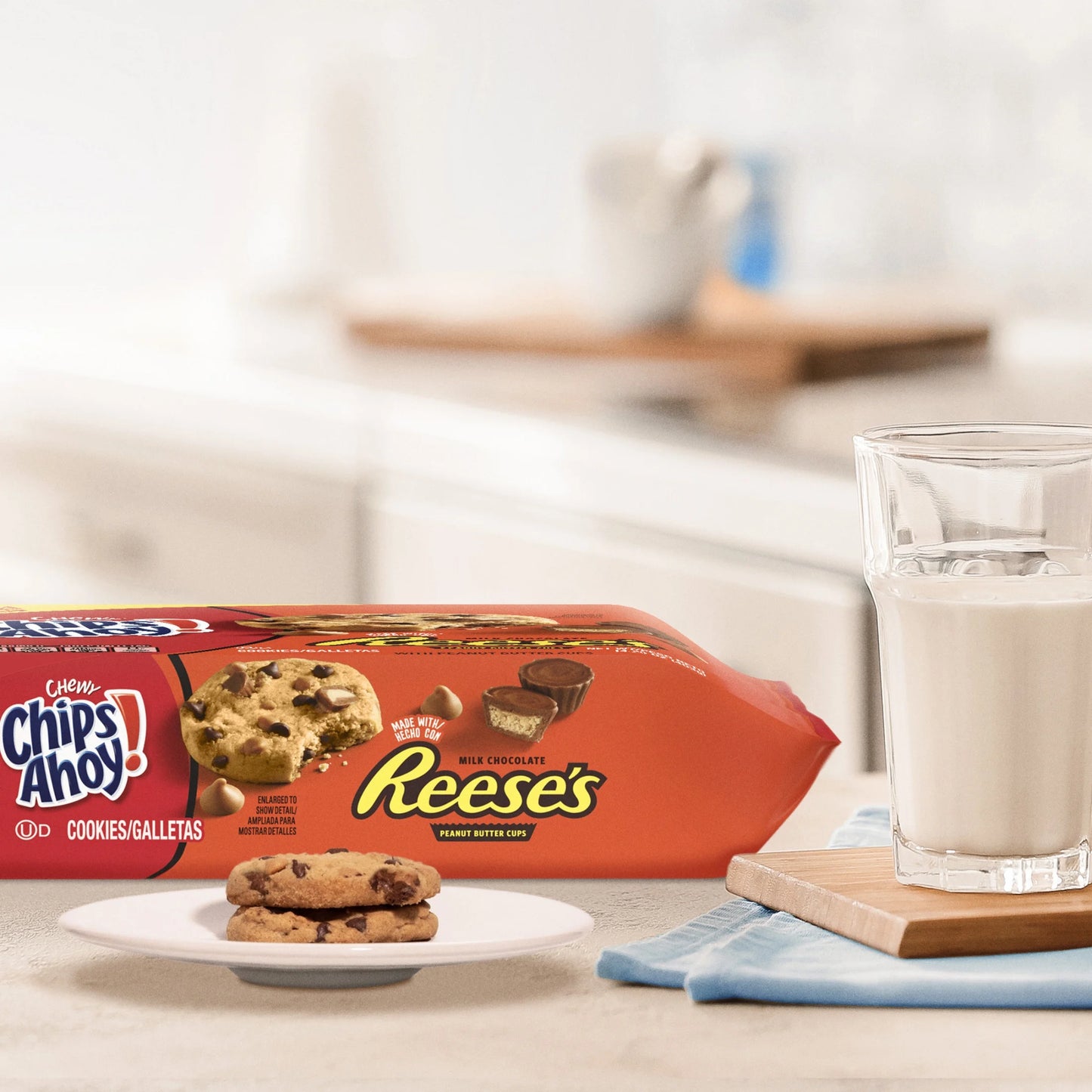 Chewy Chocolate Chip Cookies with Reese'S Peanut Butter Cups, 9.5 Oz