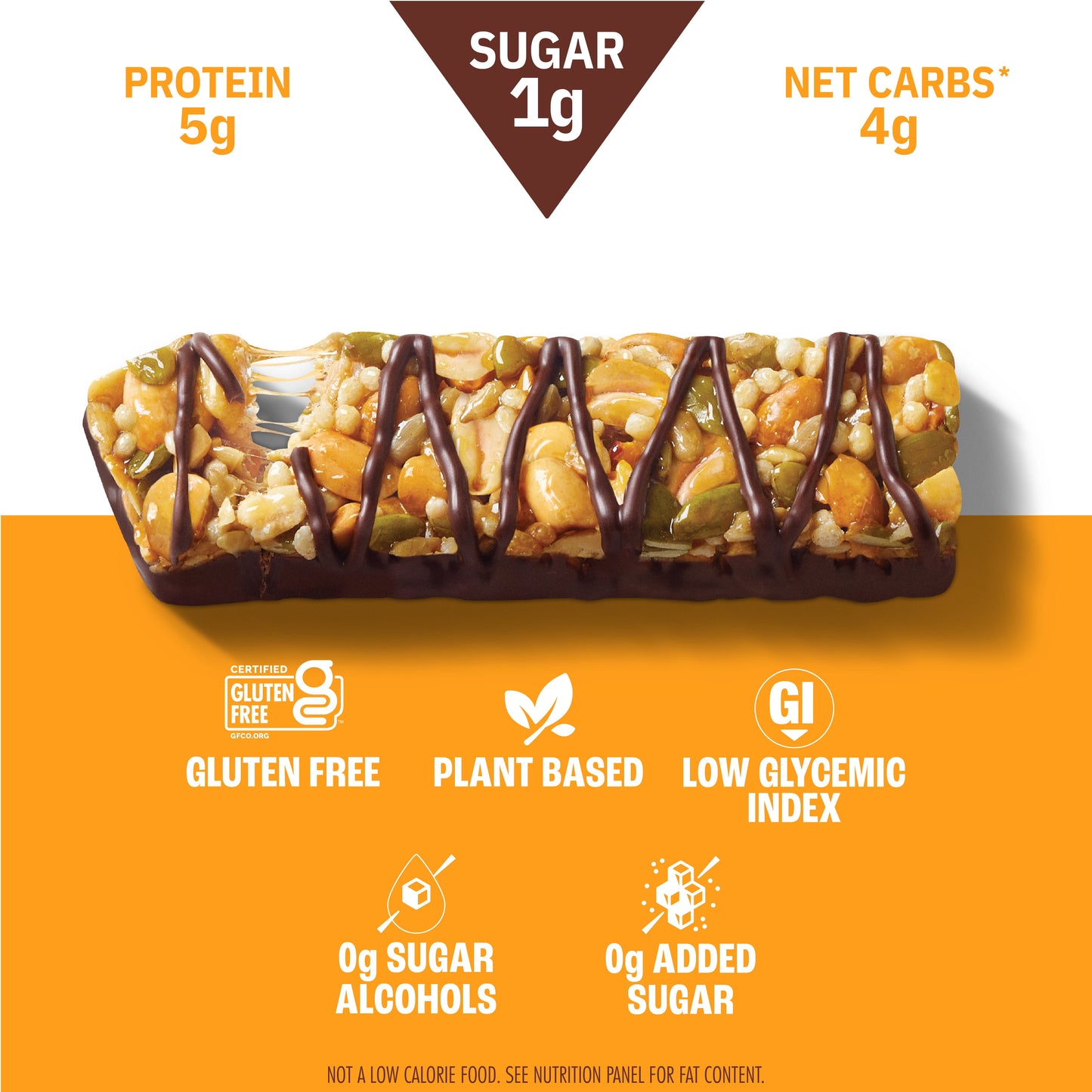 Munk Pack Keto Nut & Seed Bars – Peanut Butter Dark Chocolate - Low Carb Keto Bars, Low Sugar Snacks, Gluten Free - Box, 4 Count, 1.23Oz