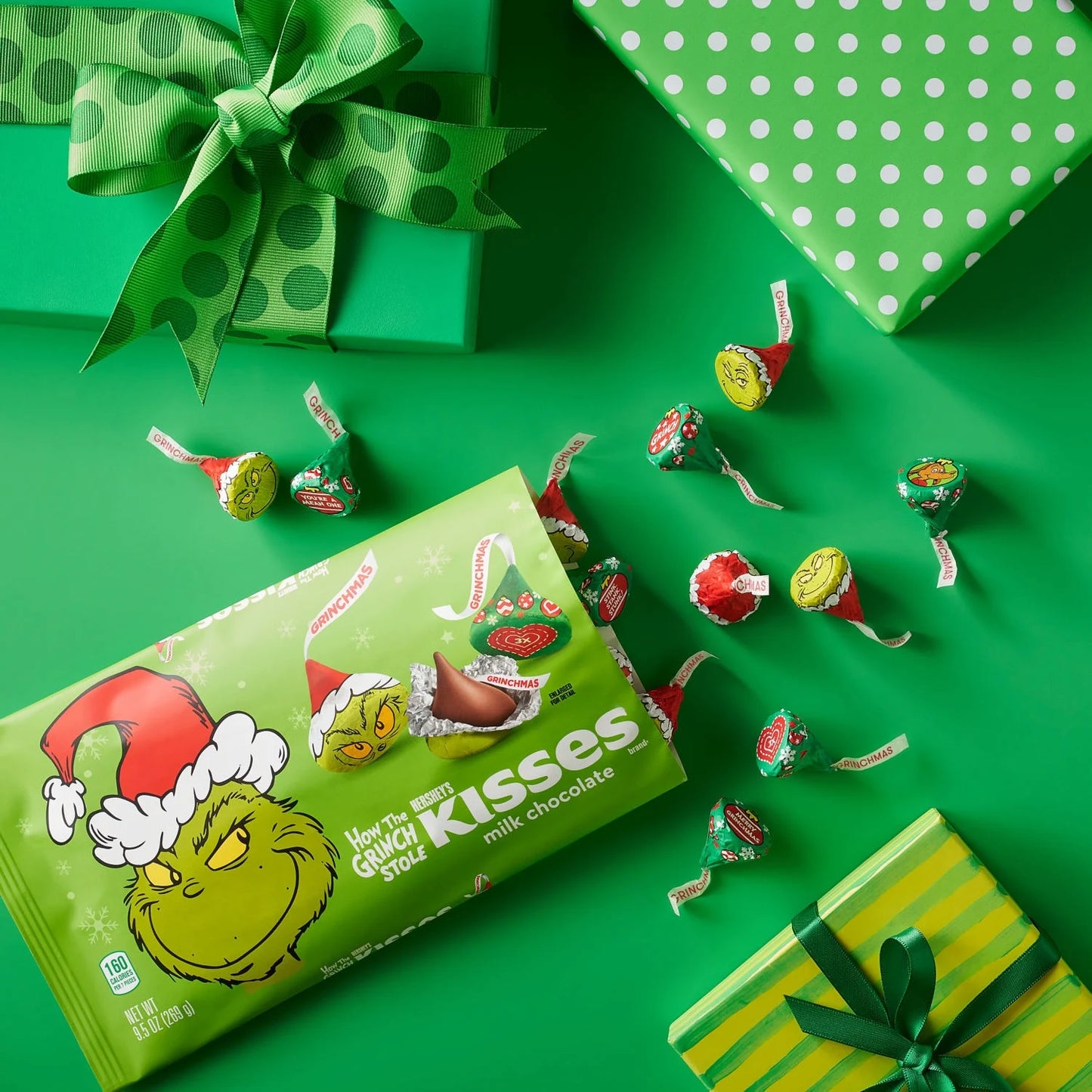 Kisses Grinch Milk Chocolate