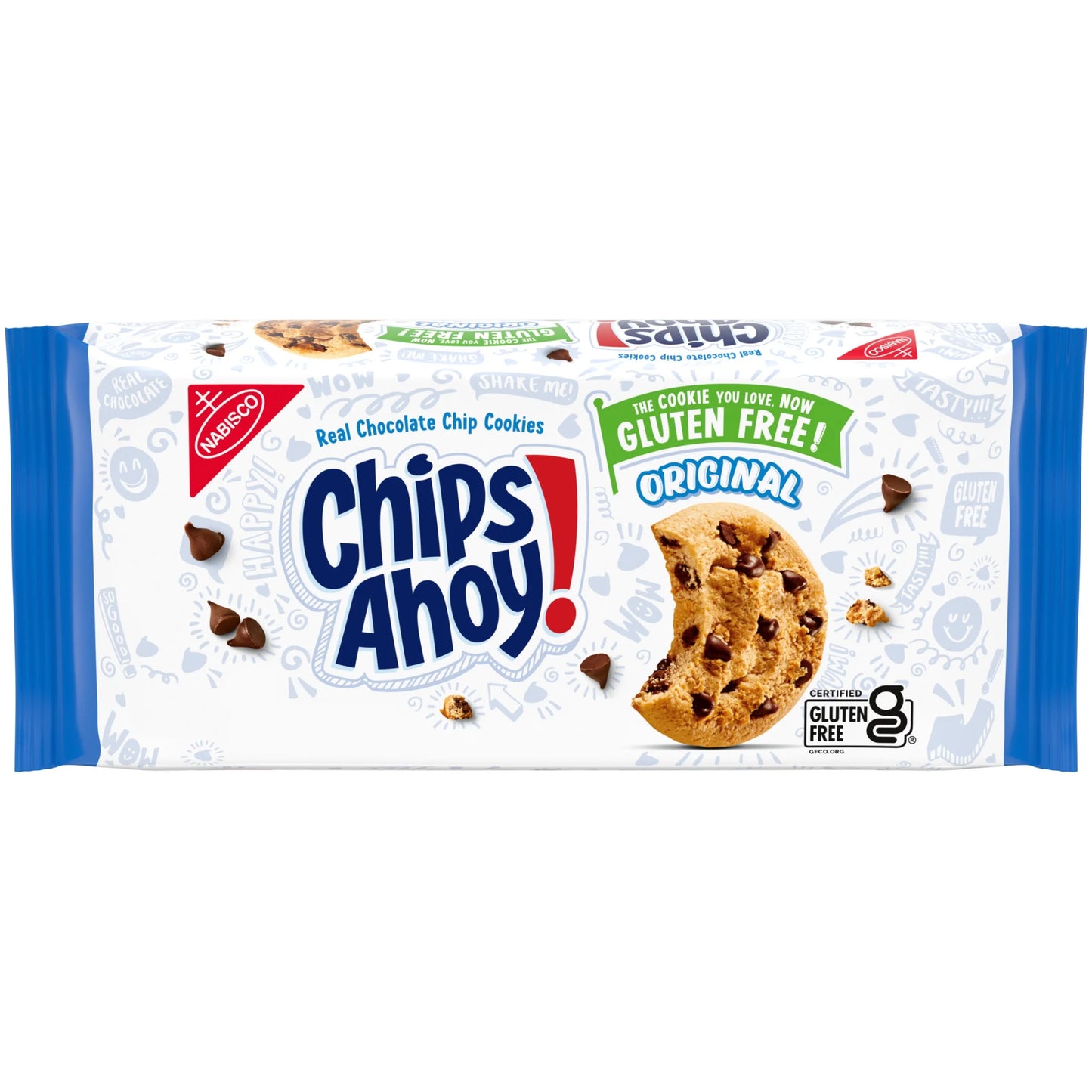 Chips Ahoy Original Crunchy Gluten Free Chocolate Chip Cookies, 9.31 Oz