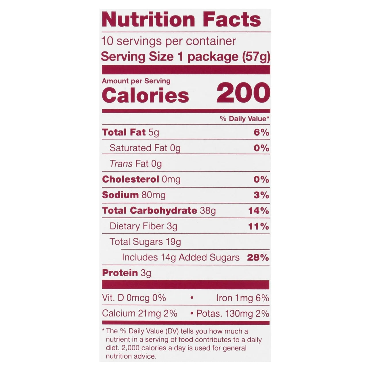 Nature's Bakery Raspberry Fig Bars, 10 Twin Packs, 2 Oz Each