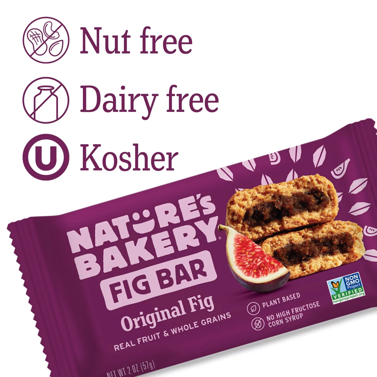 Nature's Bakery Original Fig Bars, 10 Twin Packs, 2 Oz