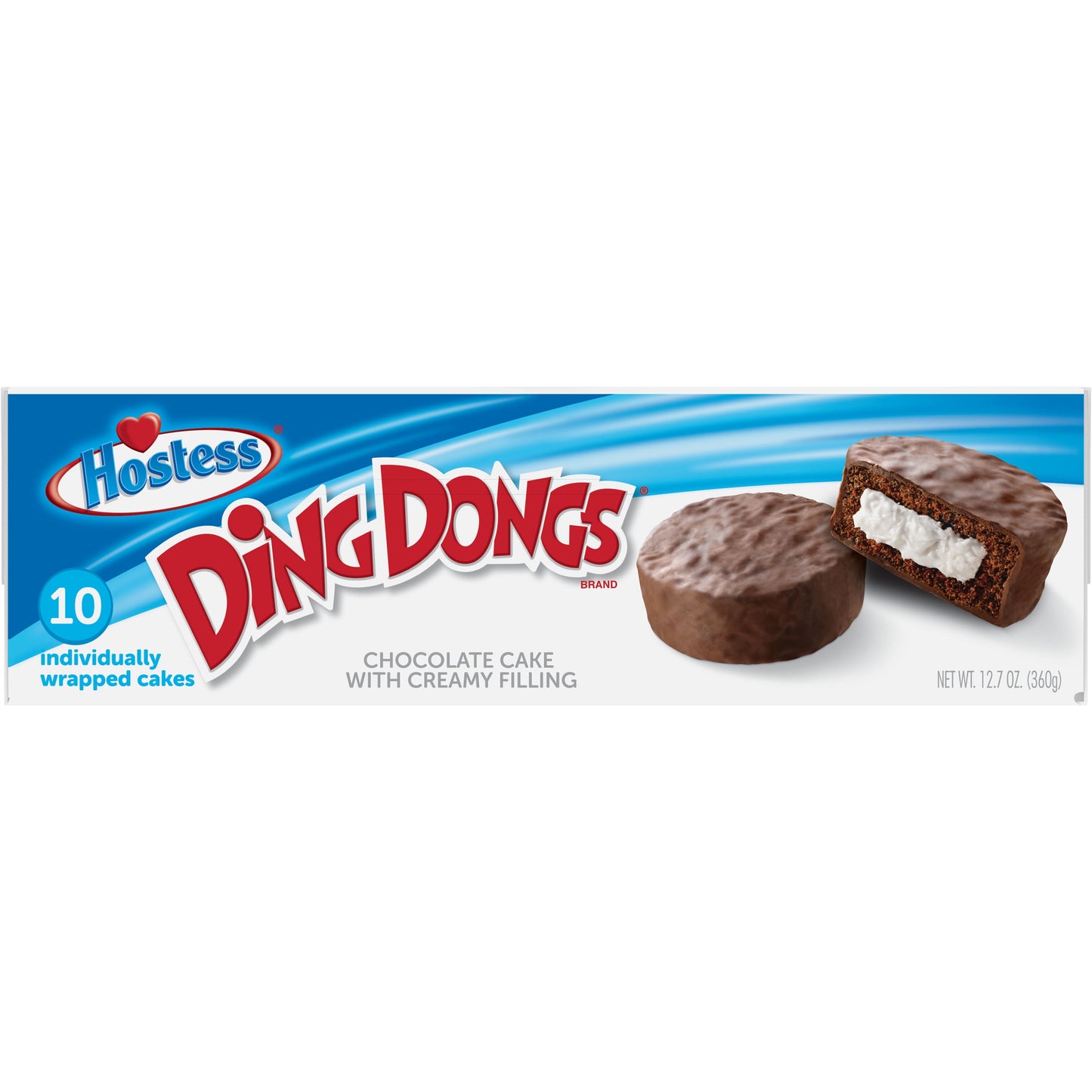 Chocolate Ding Dongs Snack Cakes - 12.70 Oz, 10 Count