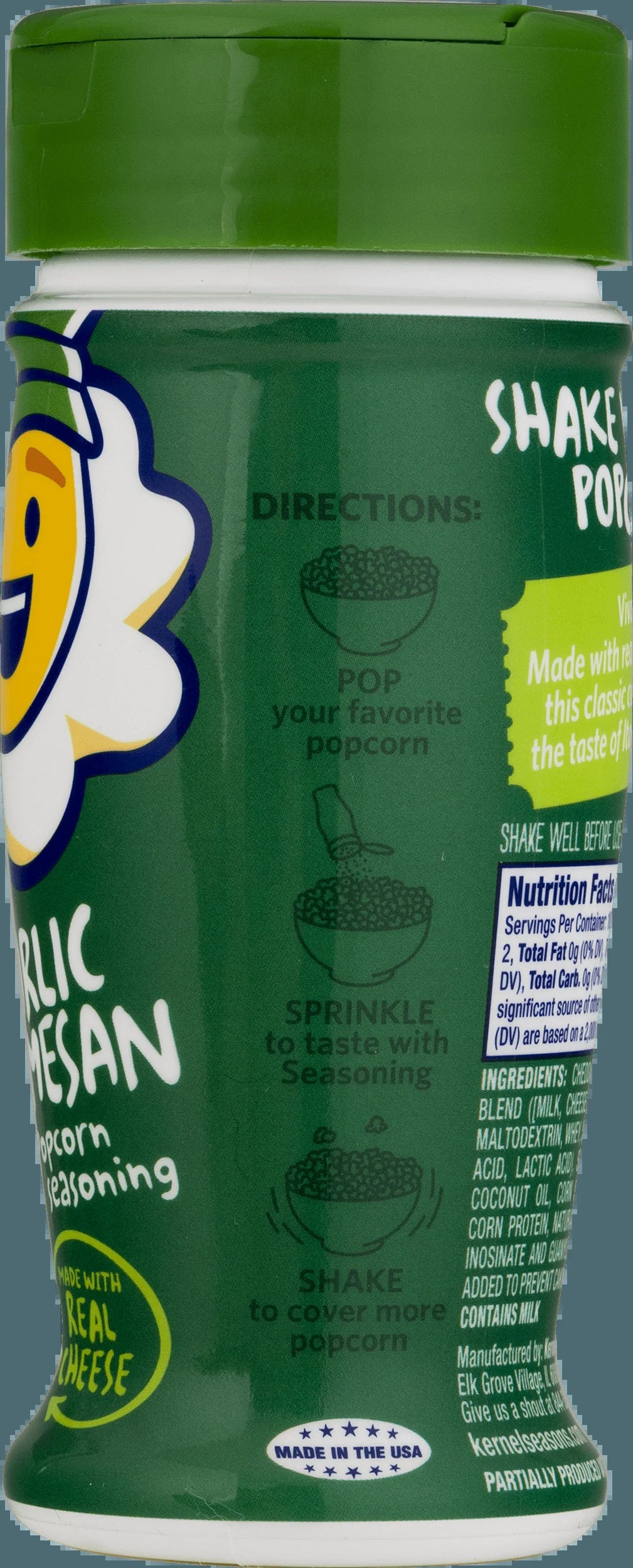 Garlic Parmesan Popcorn Seasoning, 2.85 Oz