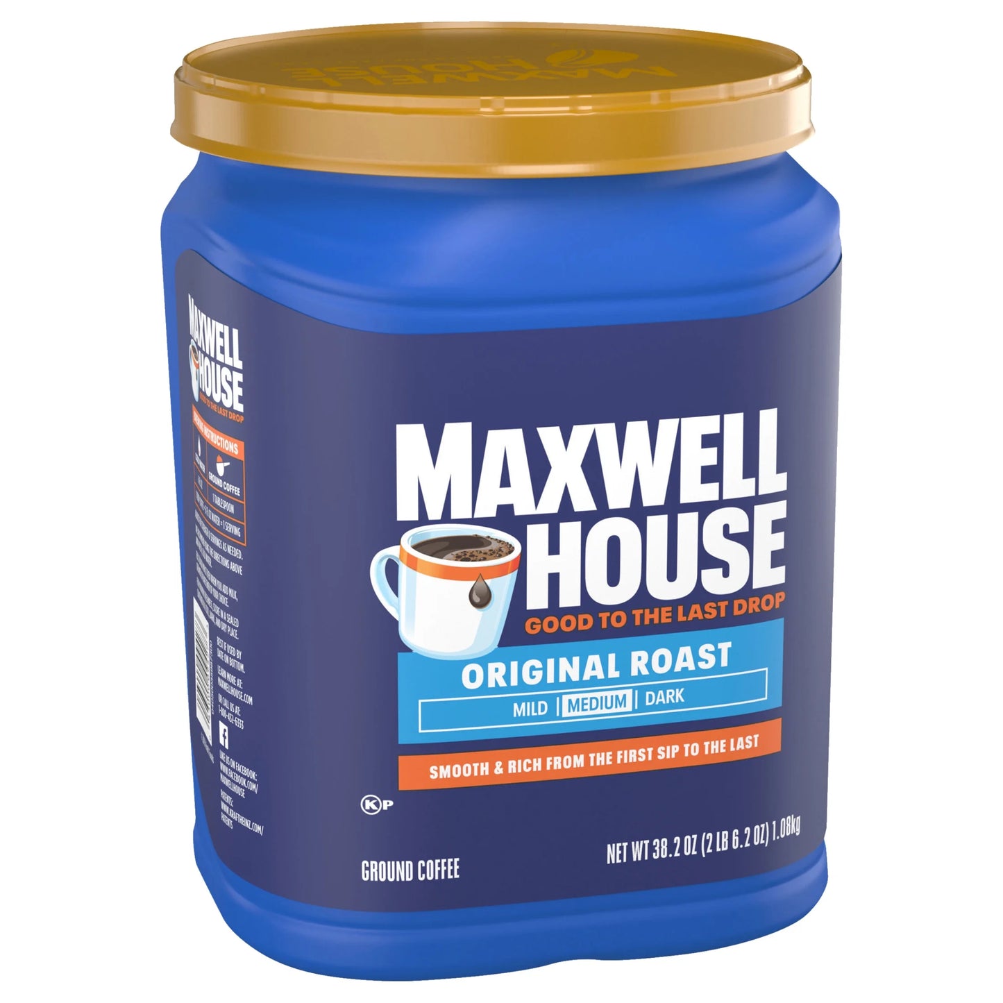 Maxwell House Original Roast Ground Coffee, 38.2 Oz