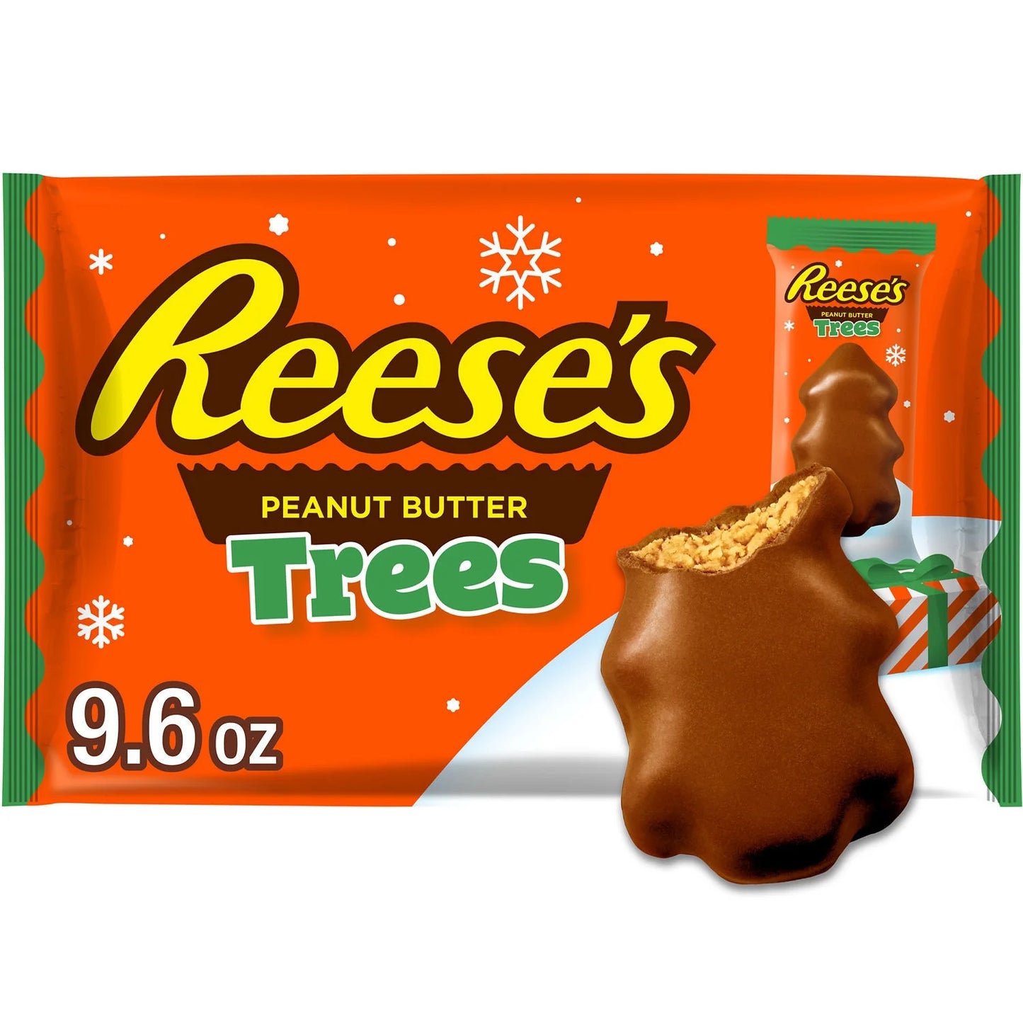 Reese's Milk Chocolate Snack Size Arboles navideños