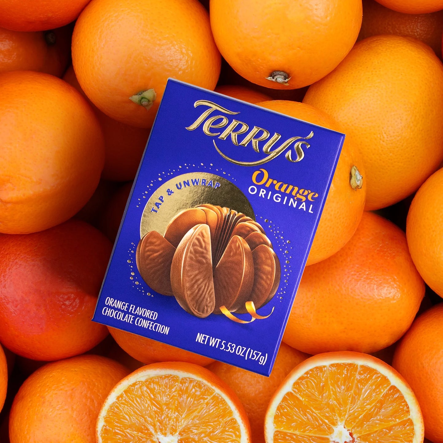 Terry's Orange Milk Chocolate con Sabor Natural a Naranja
