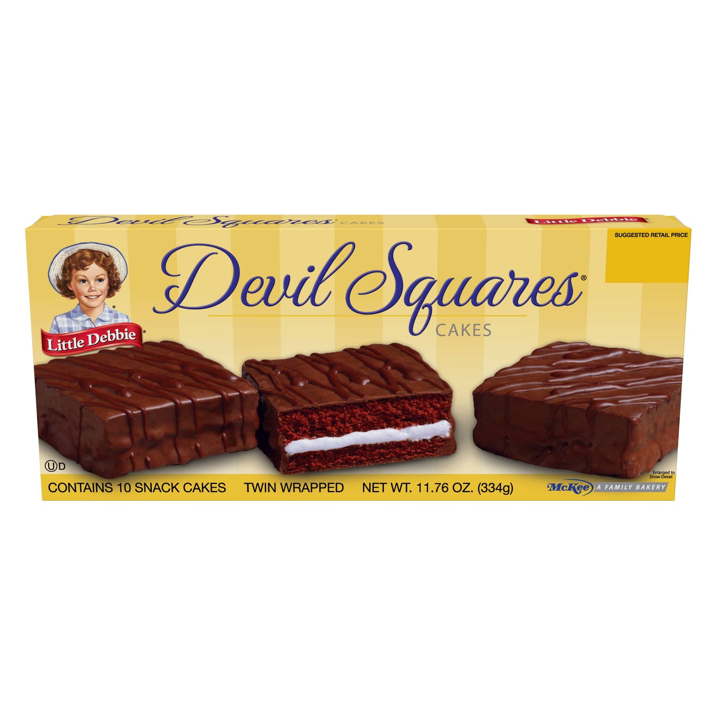 Devil Sqaures Snack Cakes, 11.76 Oz (10 Count)