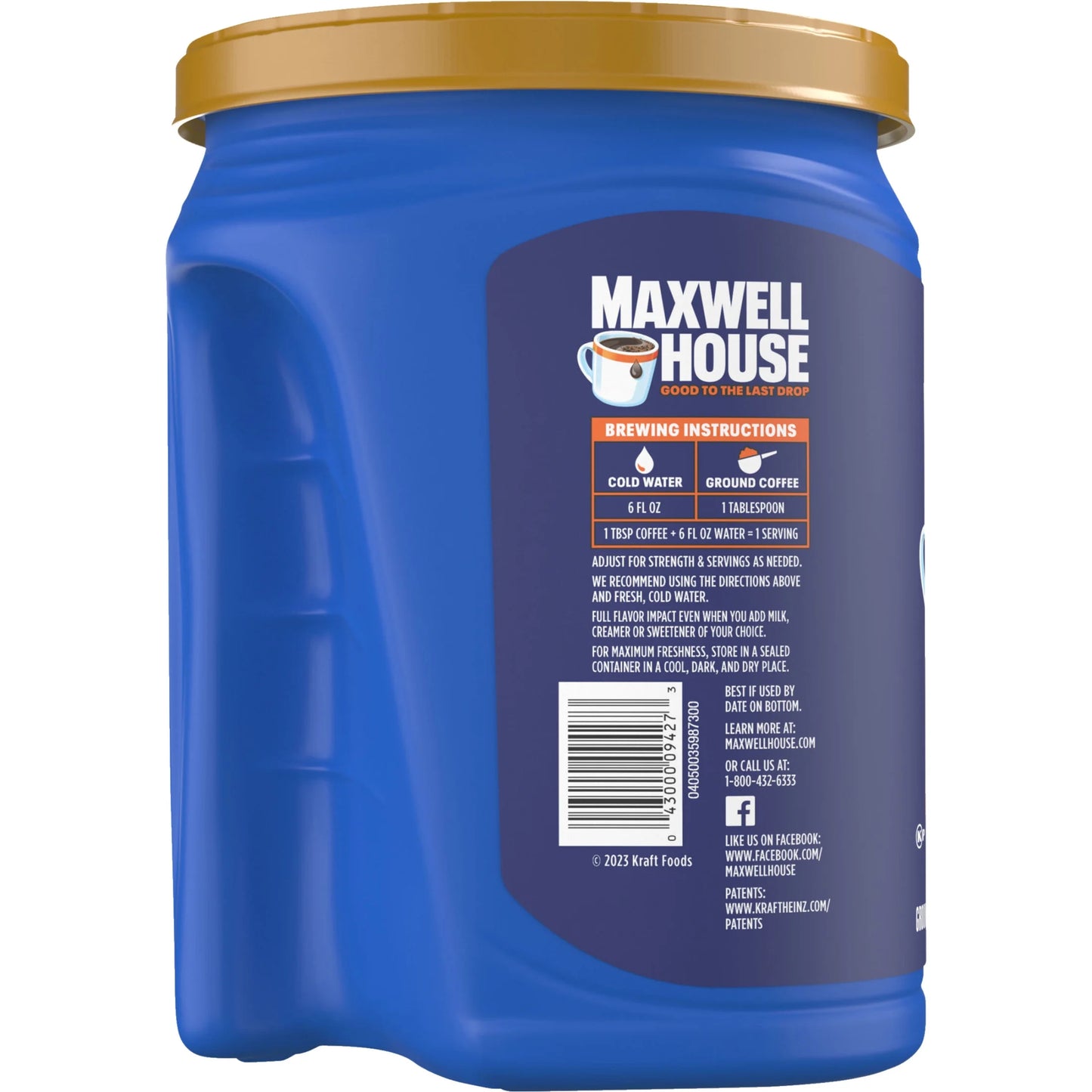 Maxwell House Original Roast Ground Coffee, 38.2 Oz