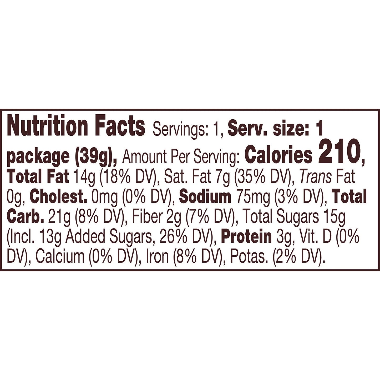 REESE'S Veganos Plant Based Oat Chocolate Confection and Peanut Butter Cups – 1.4 oz