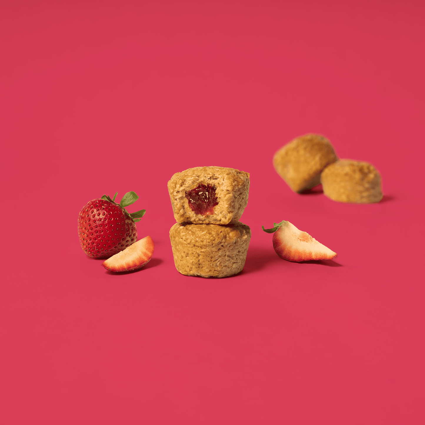 Bobo’s Oat Bites, Strawberry Stuff'D, 5 Pack of 1.3Oz Bars