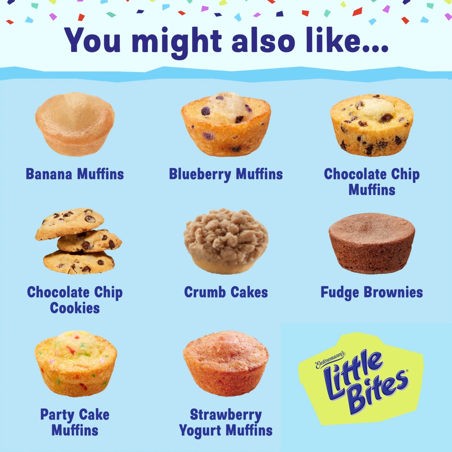 Little Bites Chocolate Fudge Brownies, 5 Packs, Mini Muffins, 9.75 Oz Box