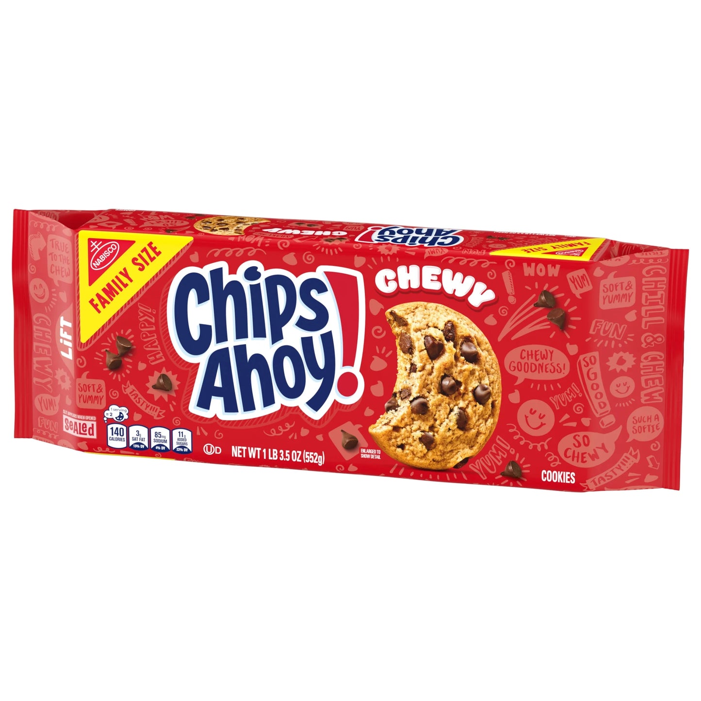 Chewy Chocolate Chip Cookies, Family Size, 19.5 Oz