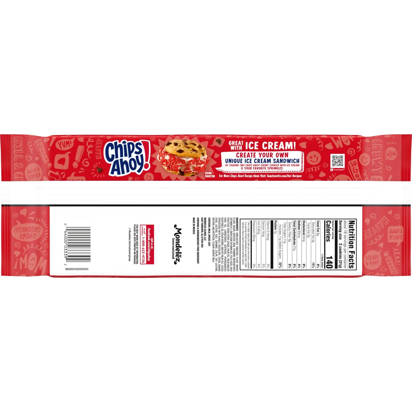 Chewy Chocolate Chip Cookies, Family Size, 19.5 Oz