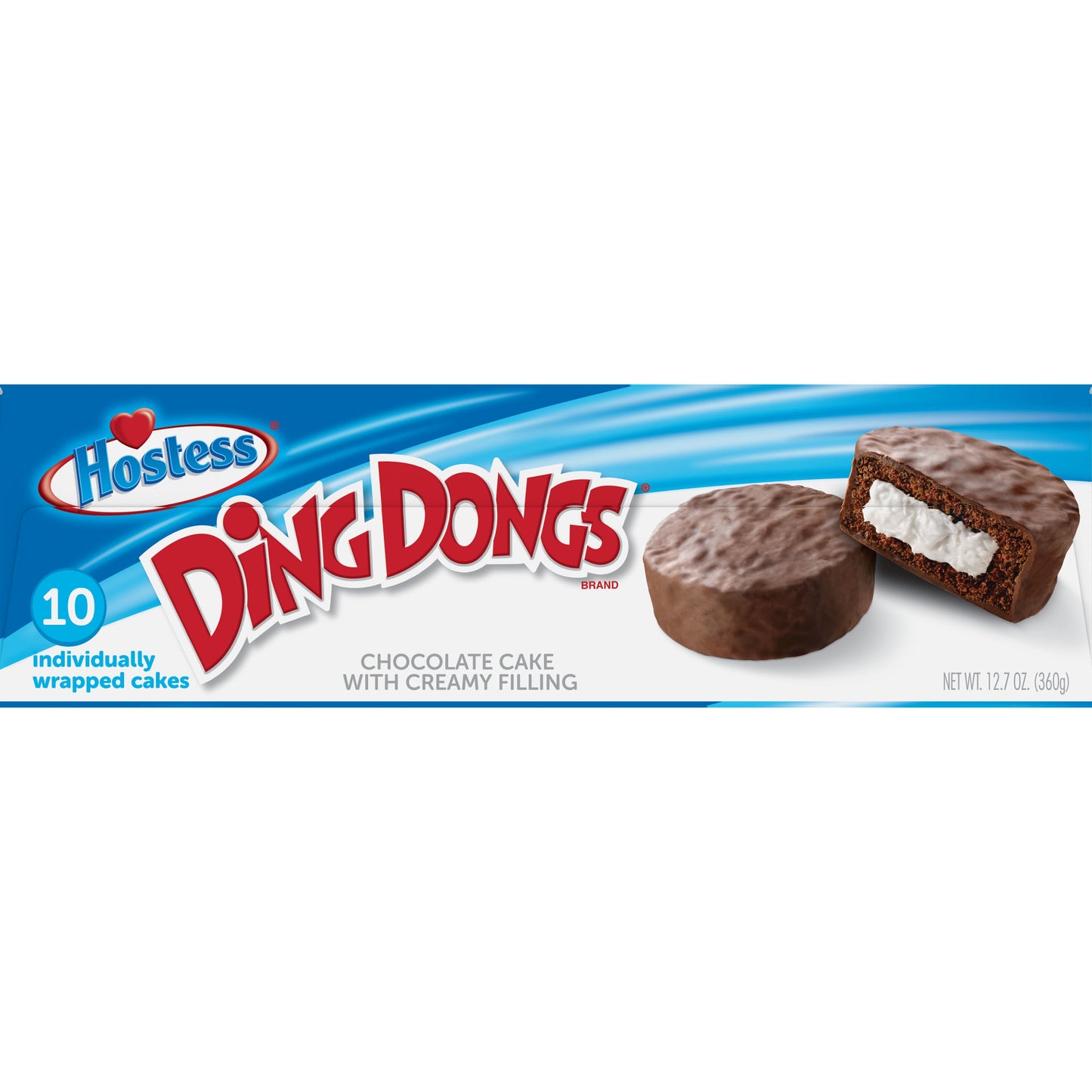 Chocolate Ding Dongs Snack Cakes - 12.70 Oz, 10 Count