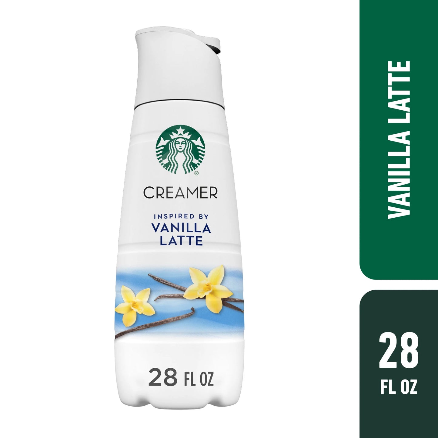 Vanilla Flavored Coffee Creamer, Inspired by Vanilla Latte, 28 Fl Oz