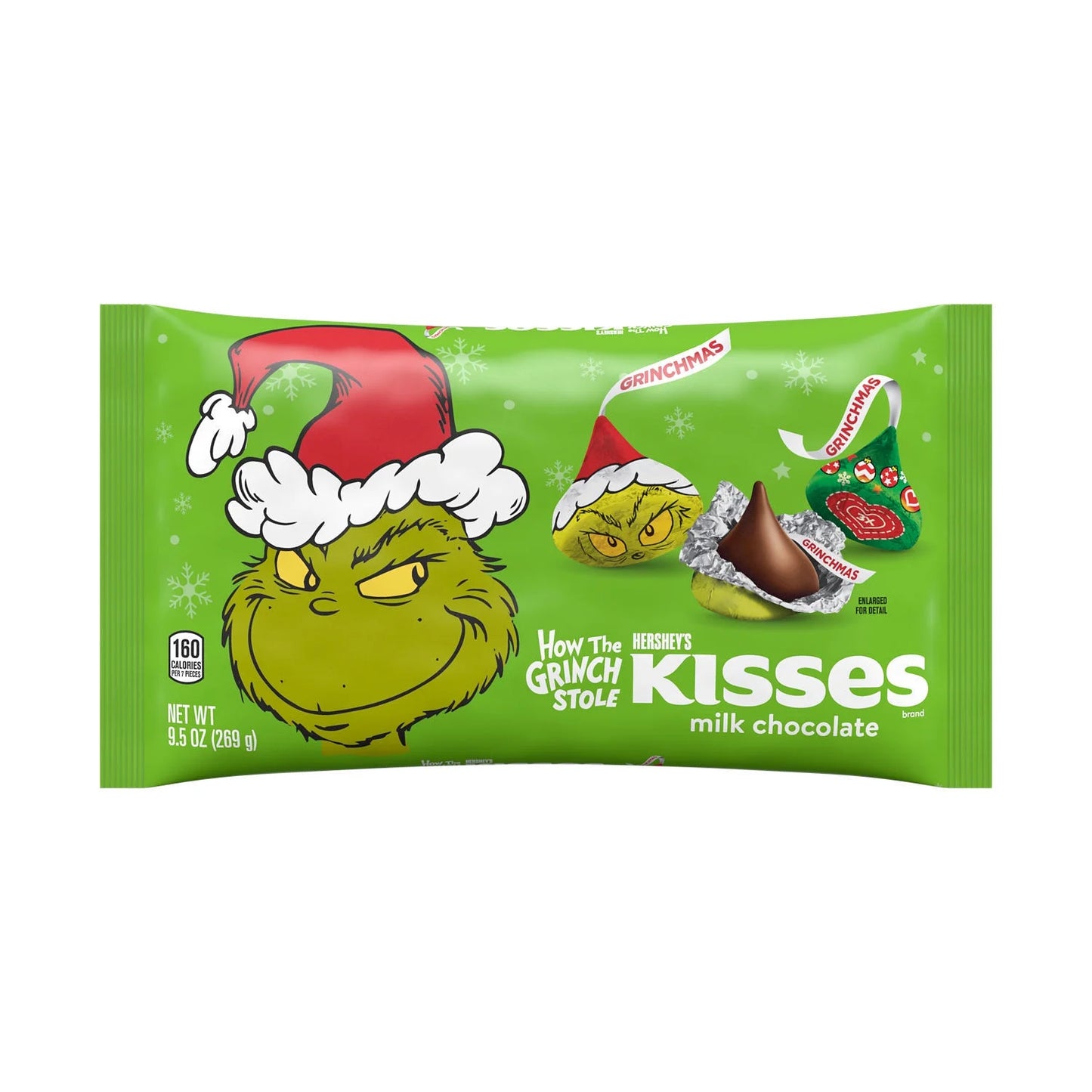 Kisses Grinch Milk Chocolate