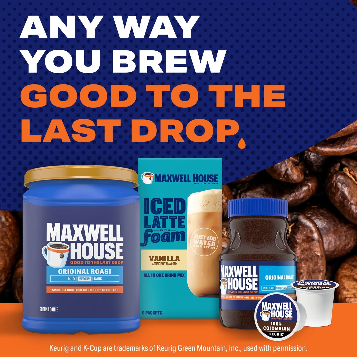 Maxwell House Original Roast Ground Coffee, 38.2 Oz