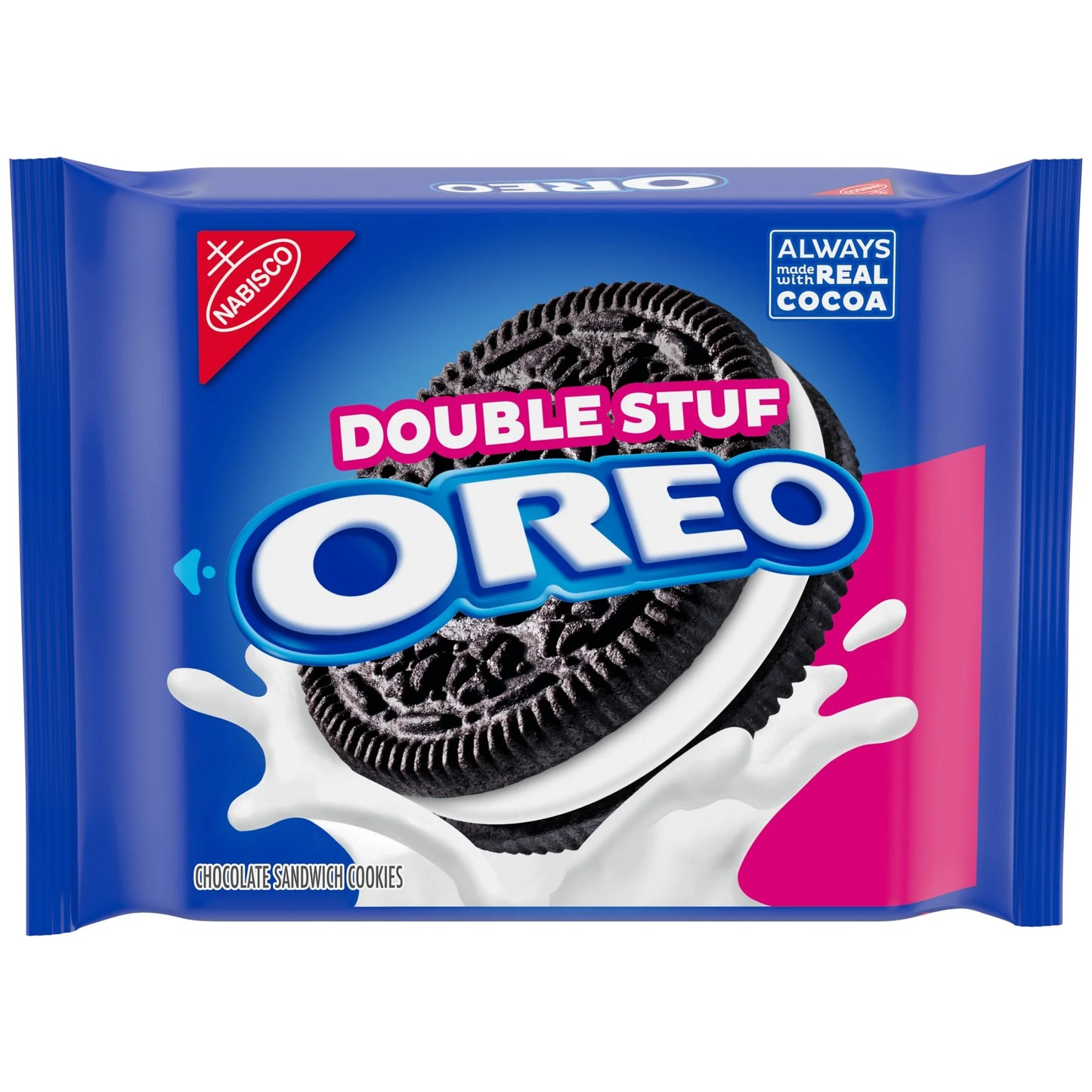 Oreo Double Stuff Chocolate Sandwich Cookies, 14.03 Oz