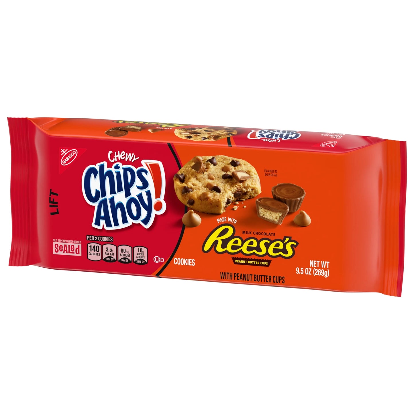 Chewy Chocolate Chip Cookies with Reese'S Peanut Butter Cups, 9.5 Oz