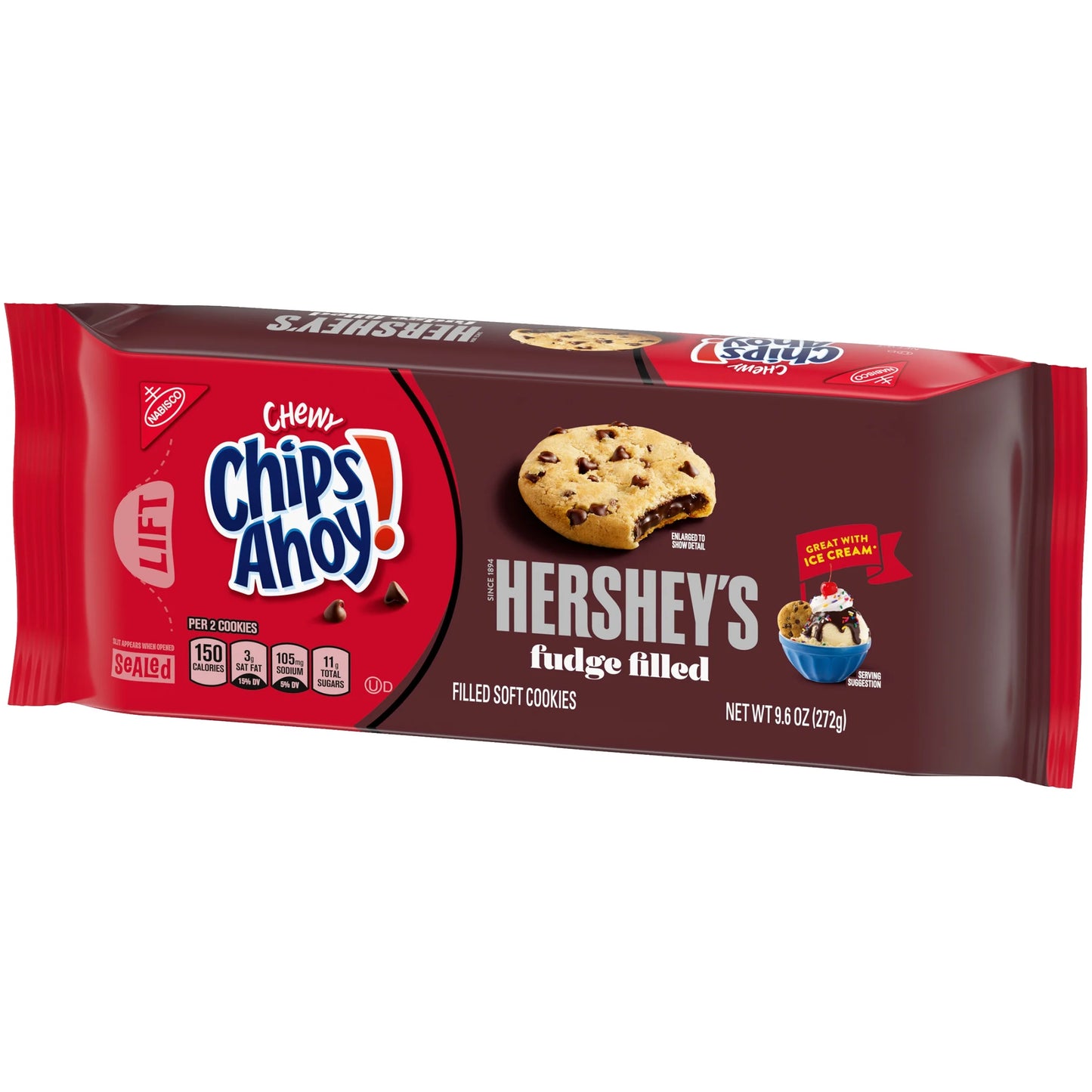 Chewy Hershey'S Fudge Filled Soft Cookies, 9.6 Oz