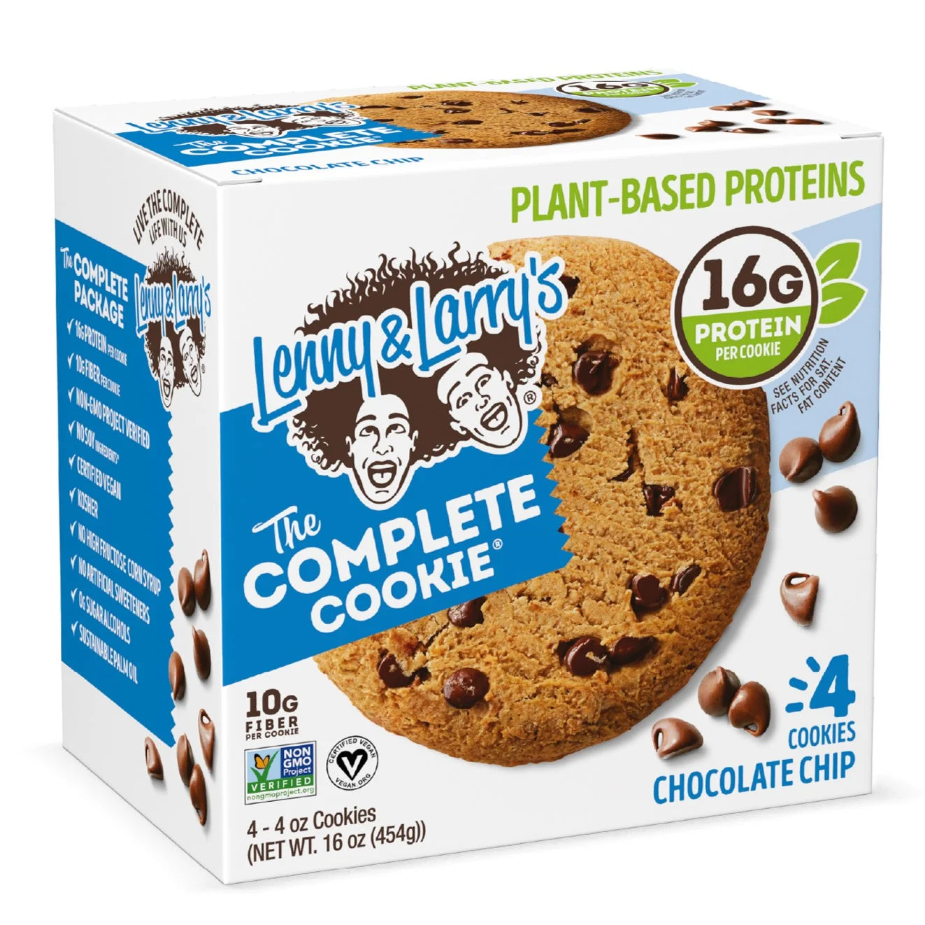 Lenny & Larry's The Complete Cookie® – Chocolate Chip, 4 Oz, 4 Ct