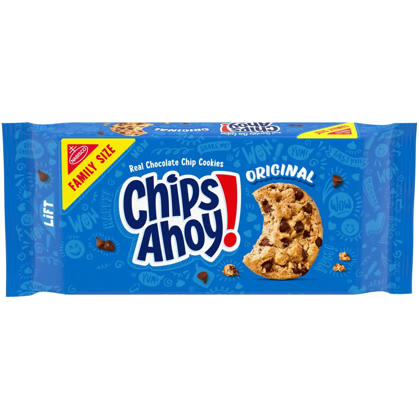 Chips Ahoy! Original Chocolate Chip Cookies, Family Size, 18.2 Oz