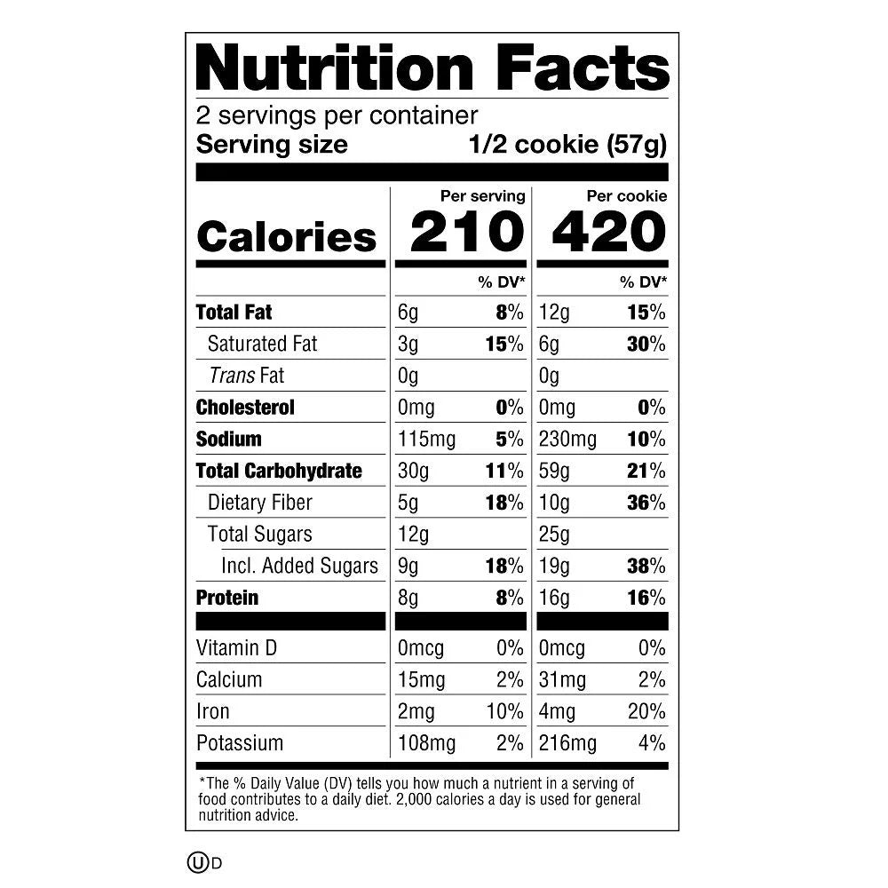 Lenny & Larry's The Complete Cookie® – Chocolate Chip, 4 Oz, 4 Ct
