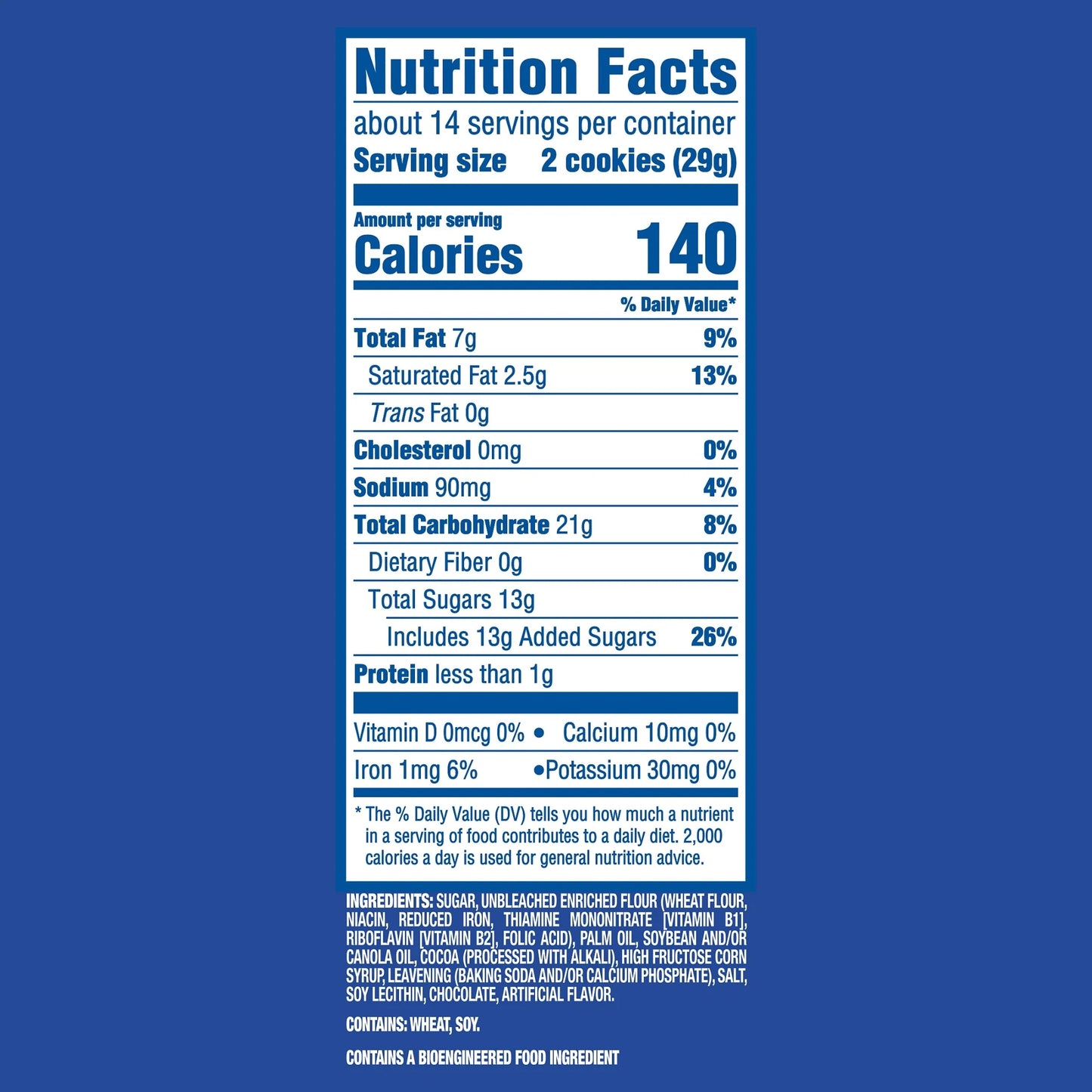 Oreo Double Stuff Chocolate Sandwich Cookies, 14.03 Oz