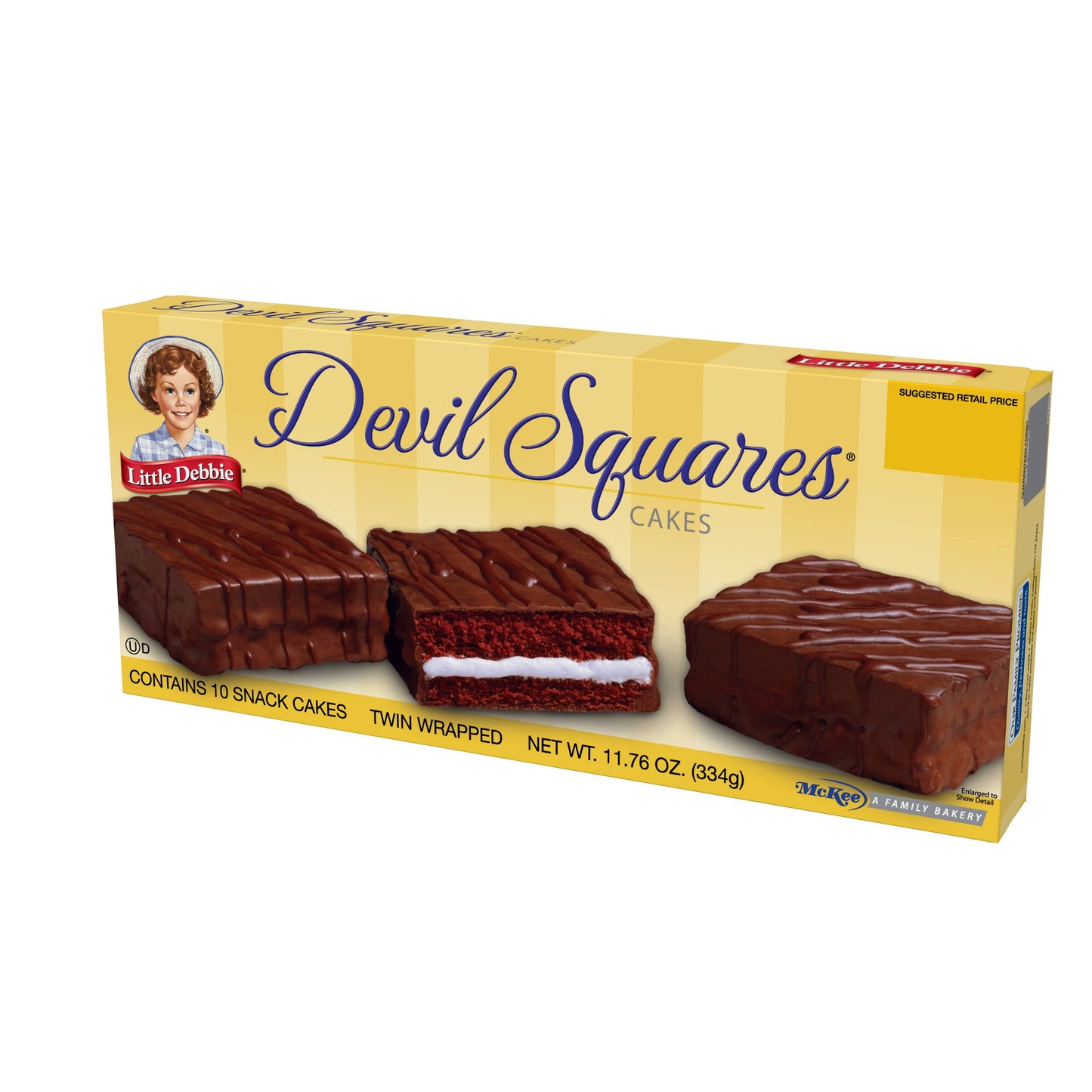 Devil Sqaures Snack Cakes, 11.76 Oz (10 Count)