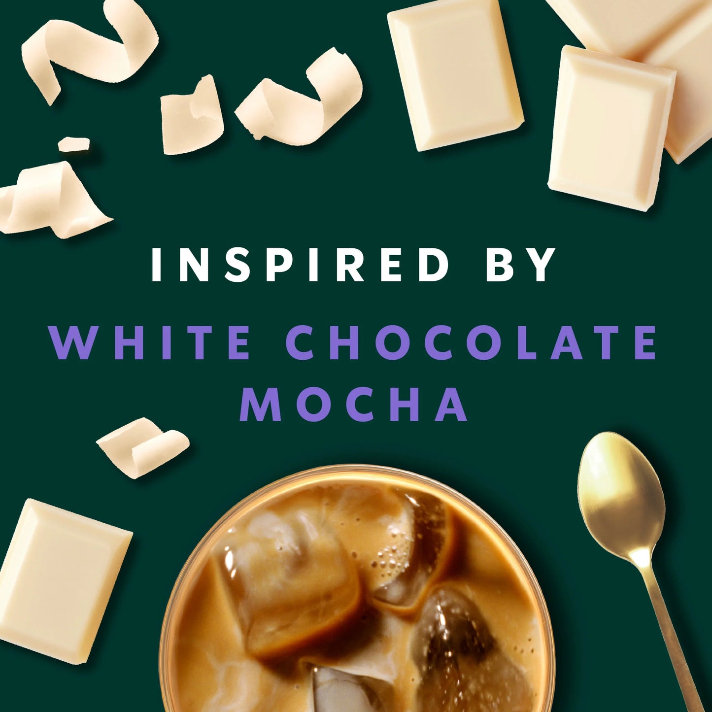 White Chocolate Flavored Coffee Creamer, Inspired by White Chocolate Mocha, 28 Fl Oz