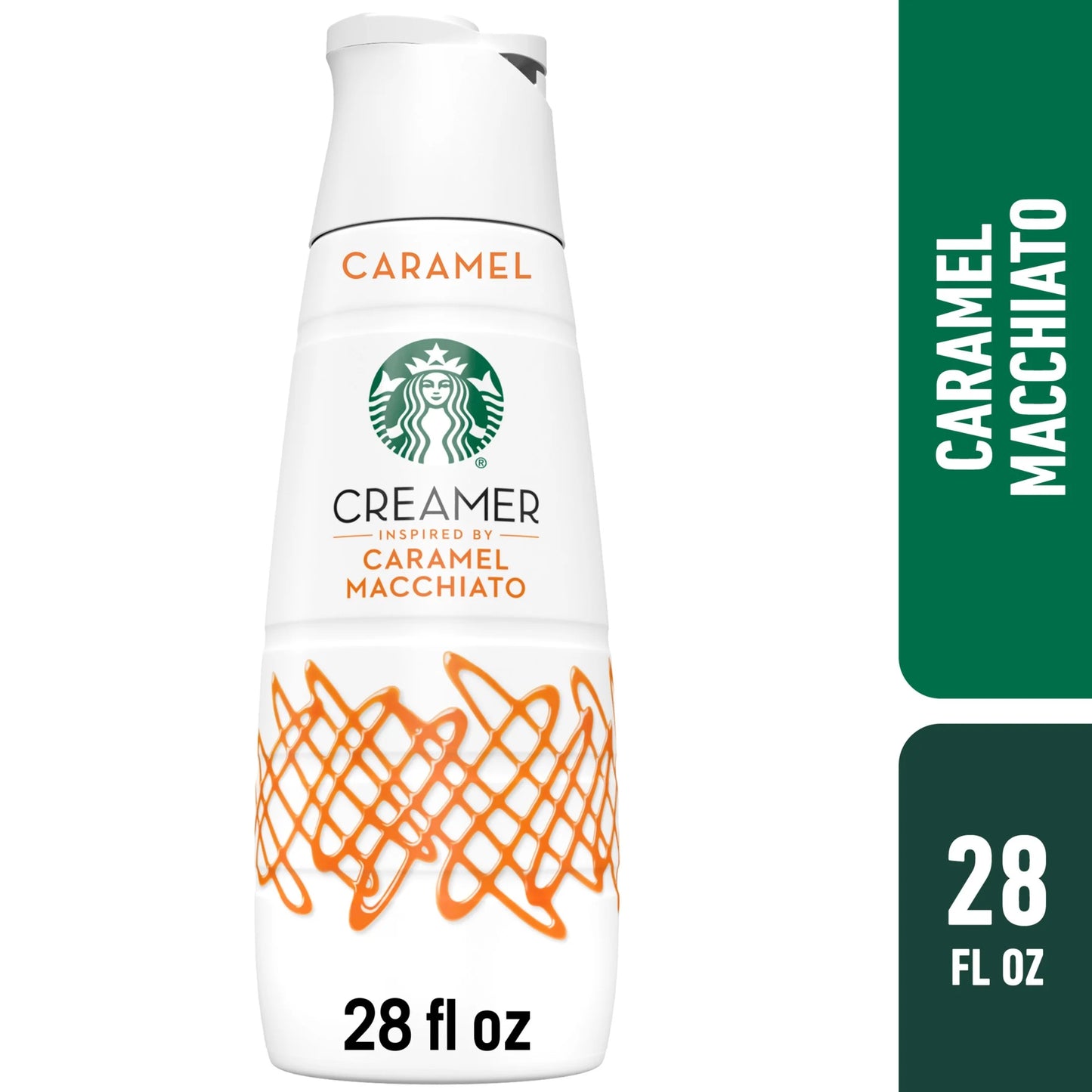 Caramel Flavored Coffee Creamer, Inspired by Caramel Macchiato, 28 Fl Oz