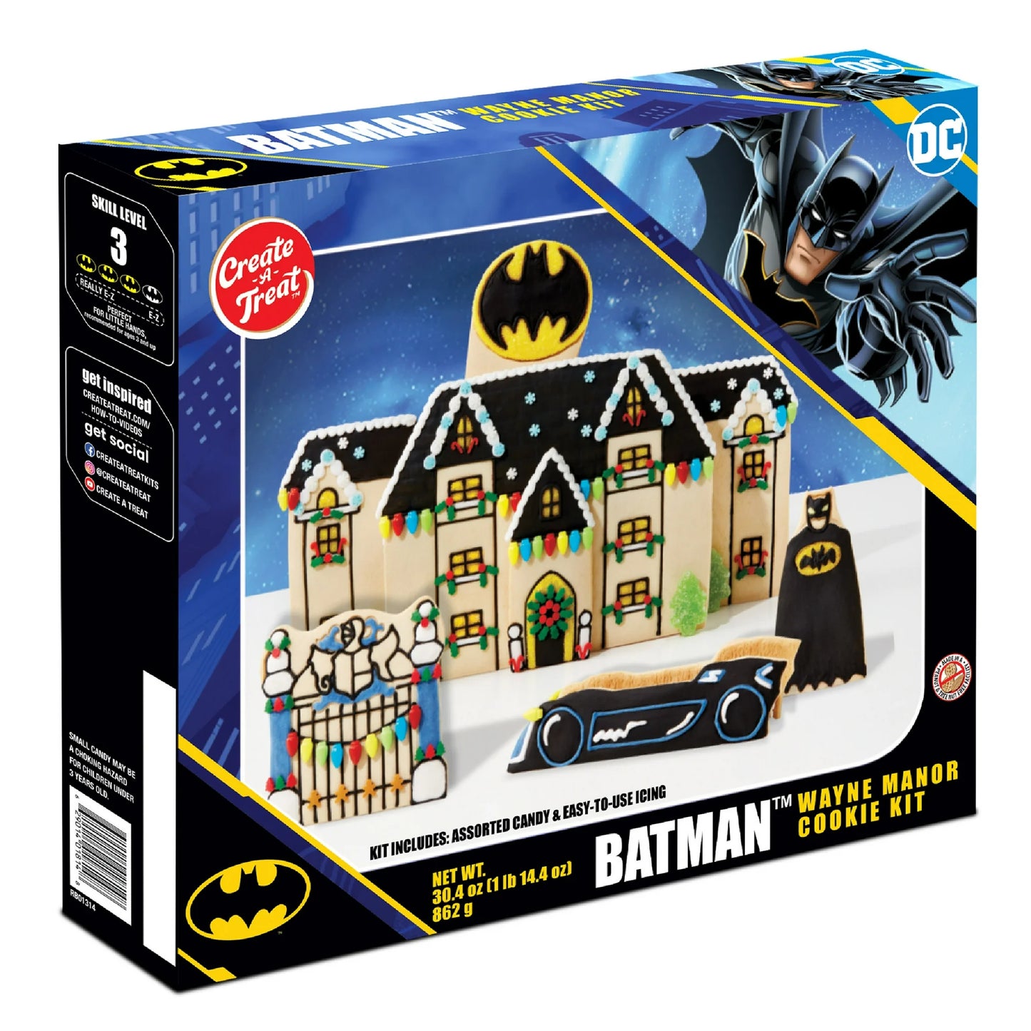 Batman Mansion Wayne Cookie Kit