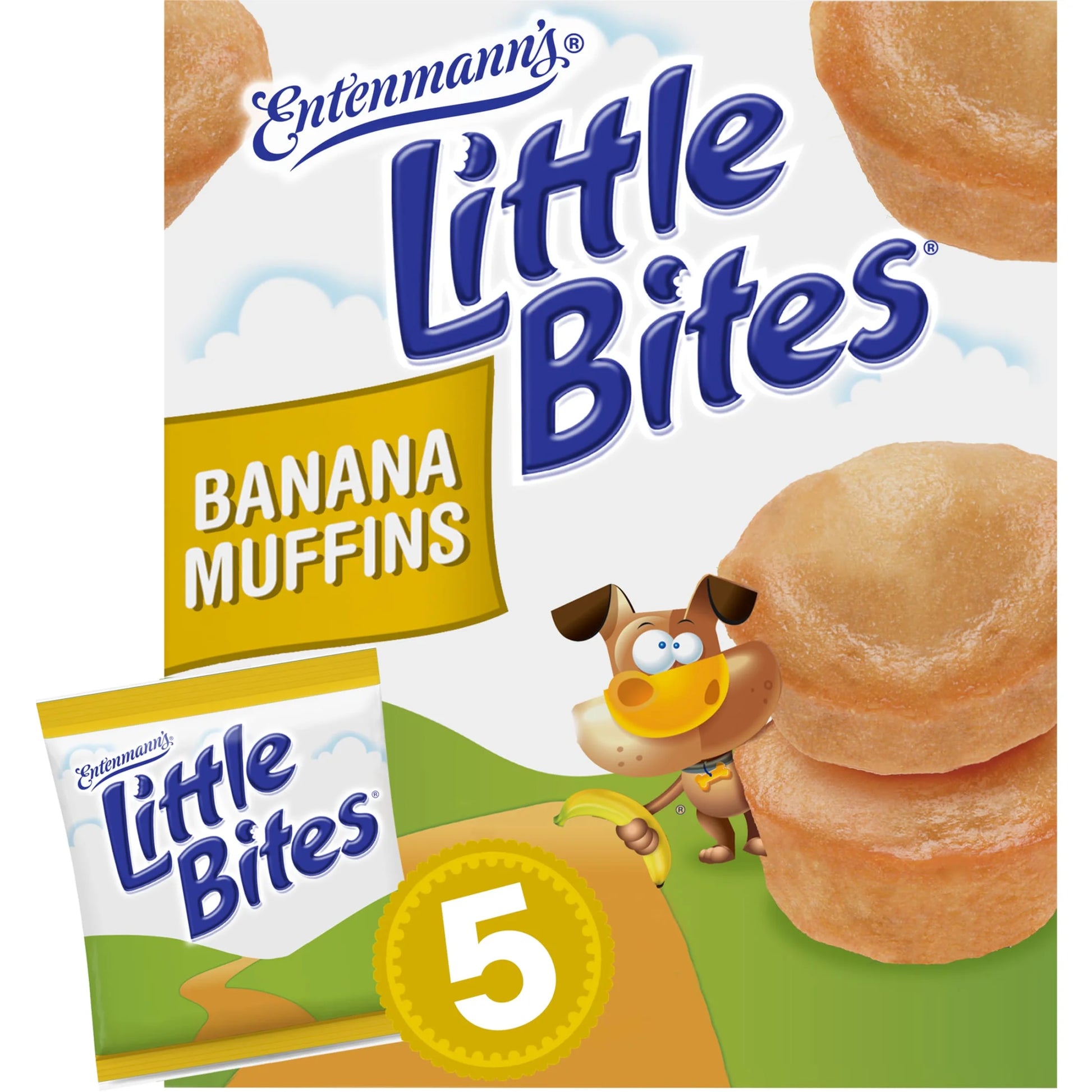 Little Bites Banana Muffins, 5 Count, Mini Muffins, 8.25 Oz Box