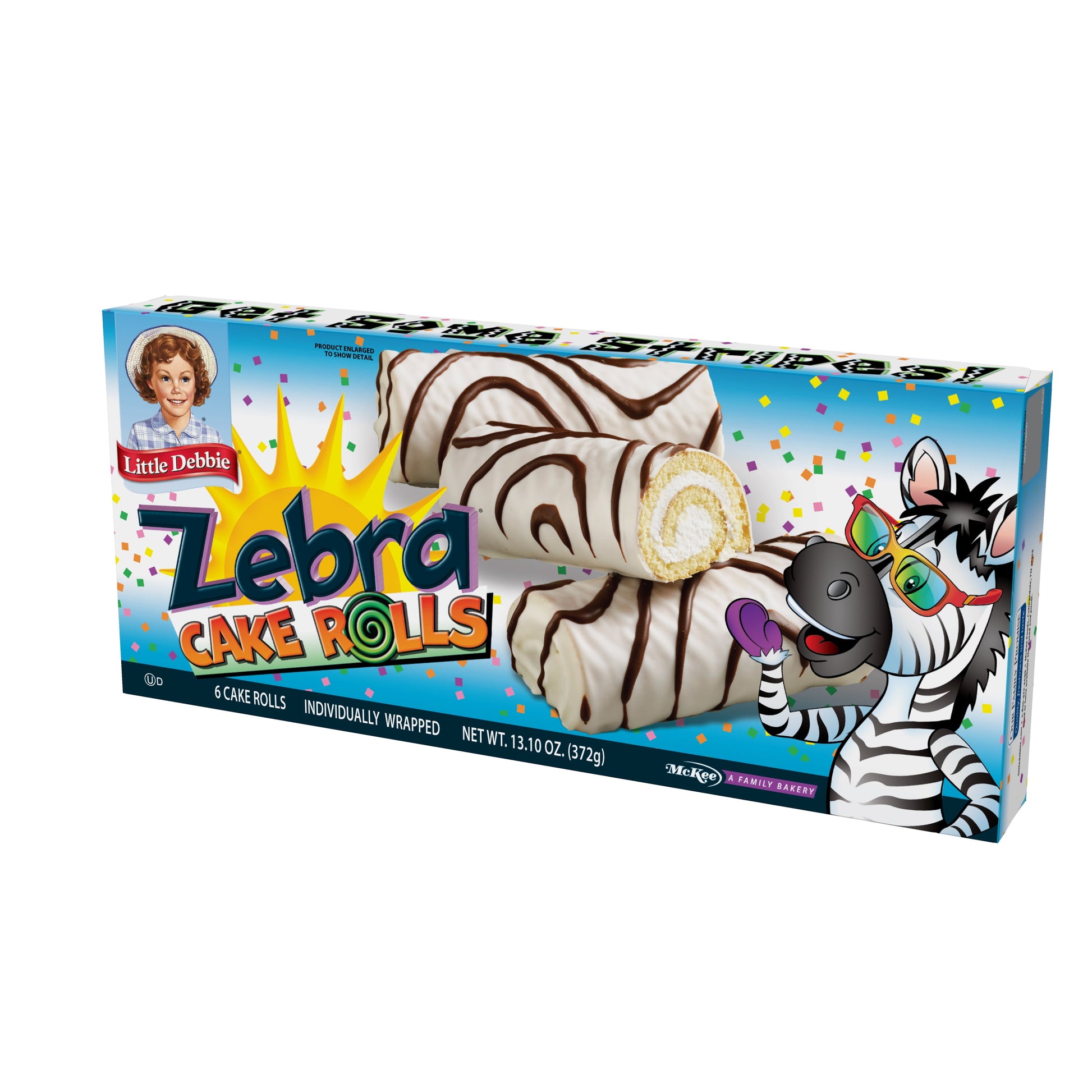 Zebra Cake Rolls, 13.1 Oz (6 Count)