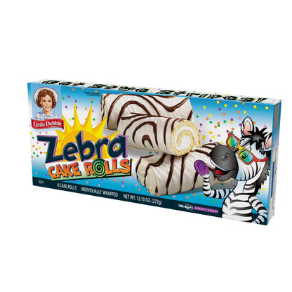 Zebra Cake Rolls, 13.1 Oz (6 Count)