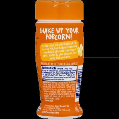 Nacho Cheddar Popcorn Seasoning, 2.85 OZ