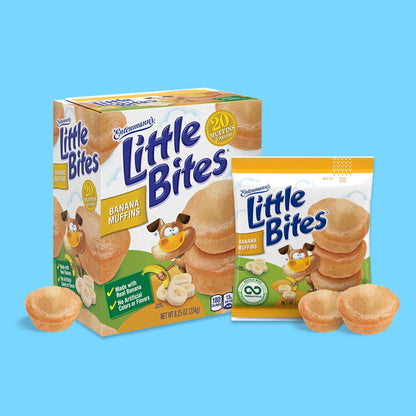 Little Bites Banana Muffins, 5 Count, Mini Muffins, 8.25 Oz Box