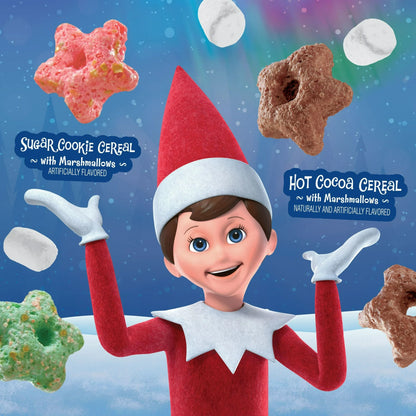 ELF ON THE SHELF Snacks de Cereal Navideño, Paquete Variado