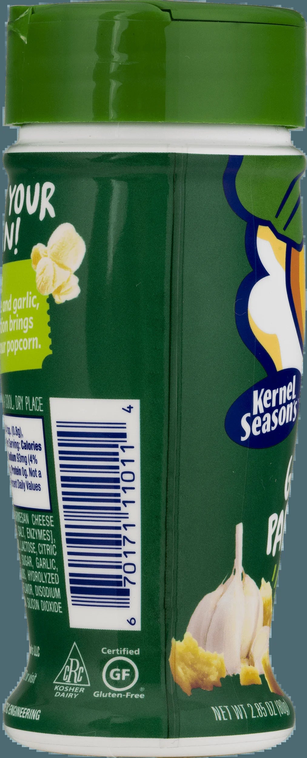 Garlic Parmesan Popcorn Seasoning, 2.85 Oz