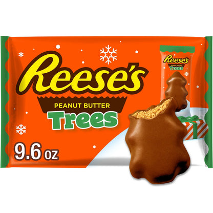Reese's Milk Chocolate Snack Size Arboles navideños 