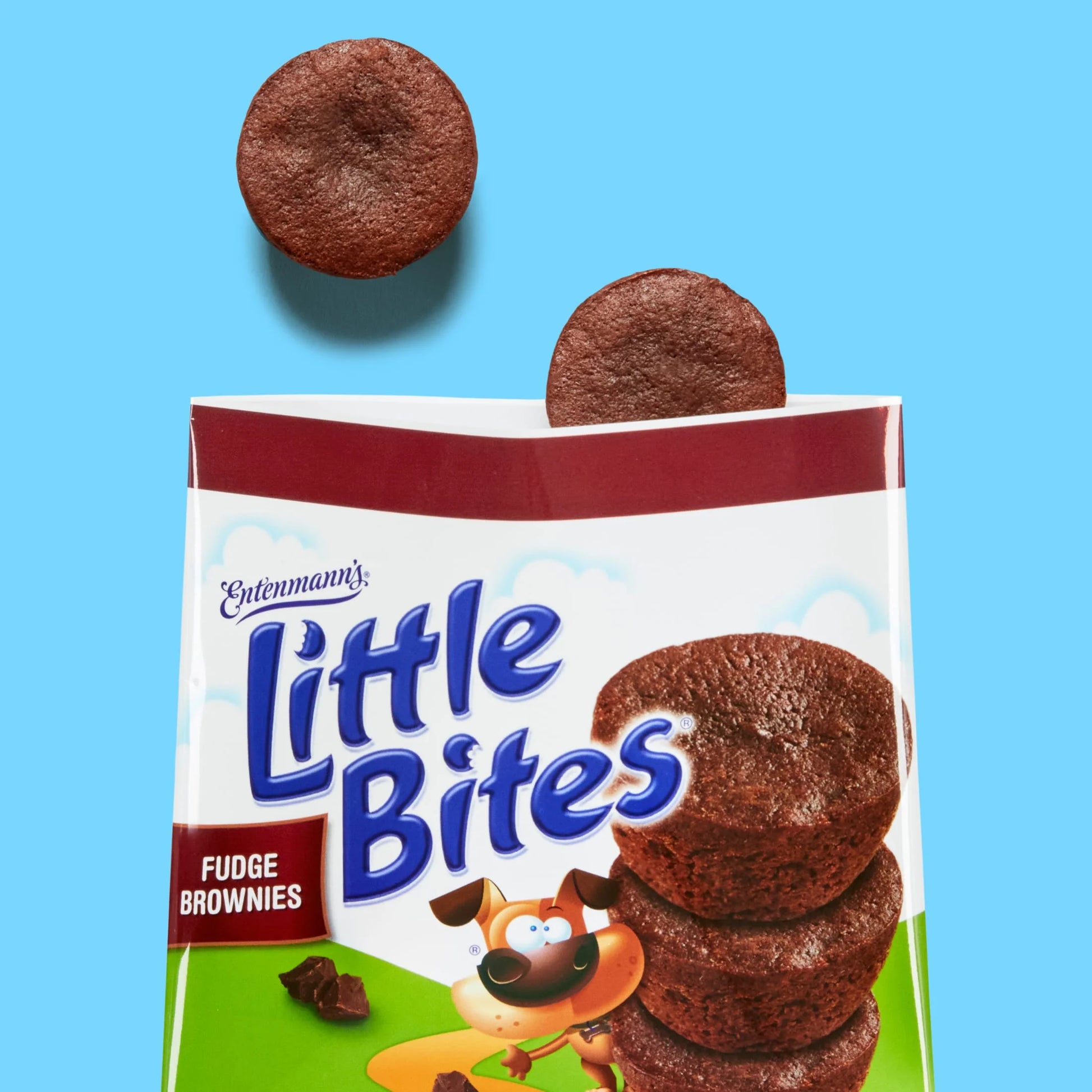 Little Bites Chocolate Fudge Brownies, 5 Packs, Mini Muffins, 9.75 Oz Box