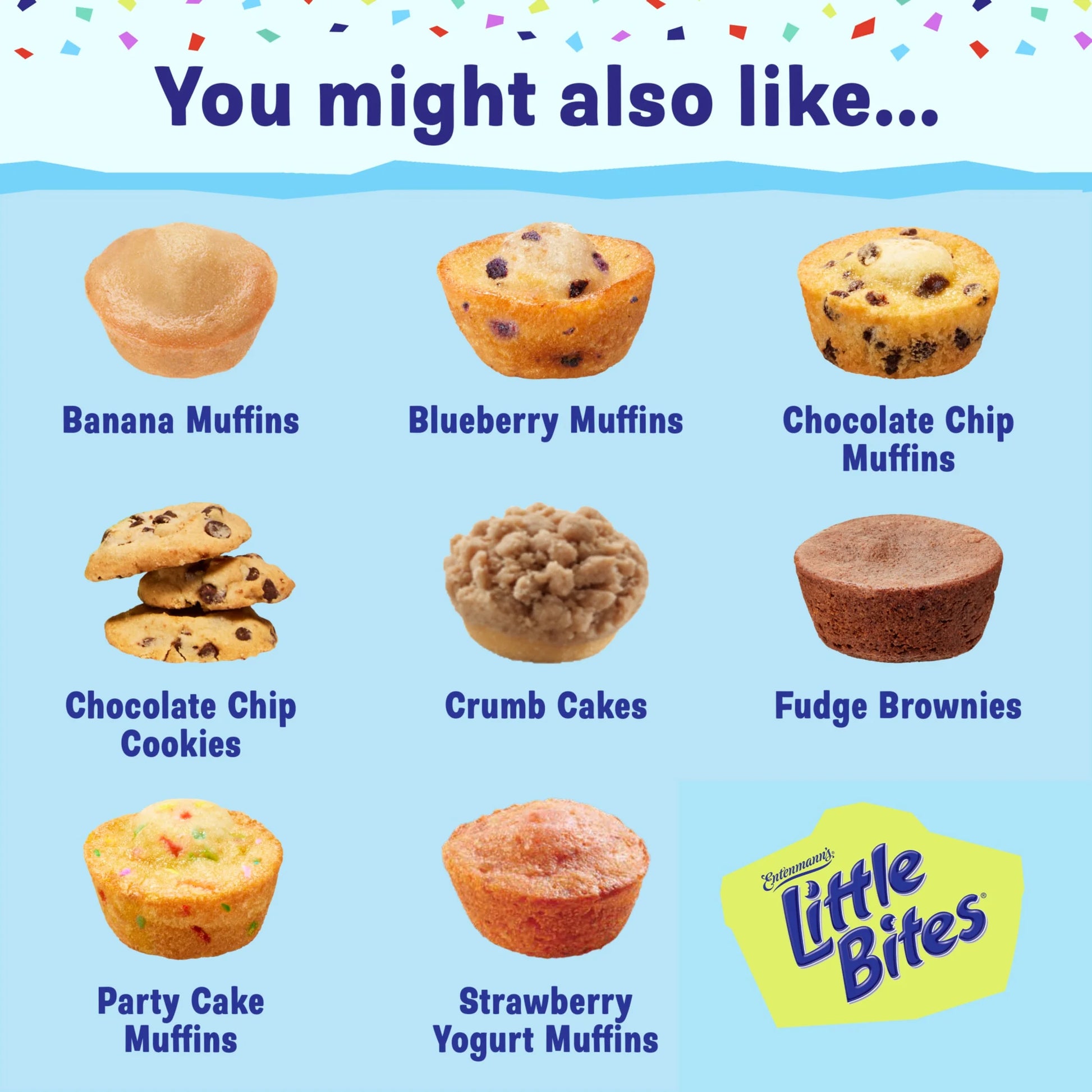 Little Bites Chocolate Fudge Brownies, 5 Packs, Mini Muffins, 9.75 Oz Box