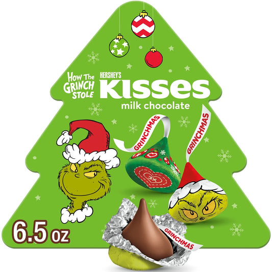 Heshey's Grinch Kisses