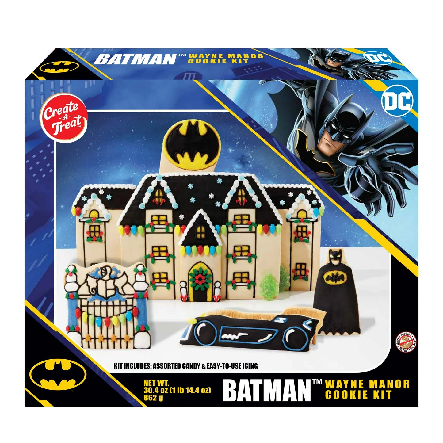 Batman Mansion Wayne Cookie Kit