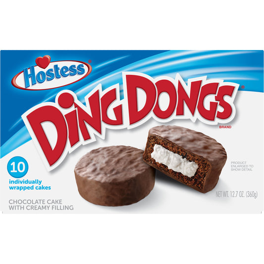 Chocolate Ding Dongs Snack Cakes - 12.70 Oz, 10 Count