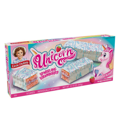 Strawberry Unicorn Cakes, 12.15 Oz, 8 Count per Box