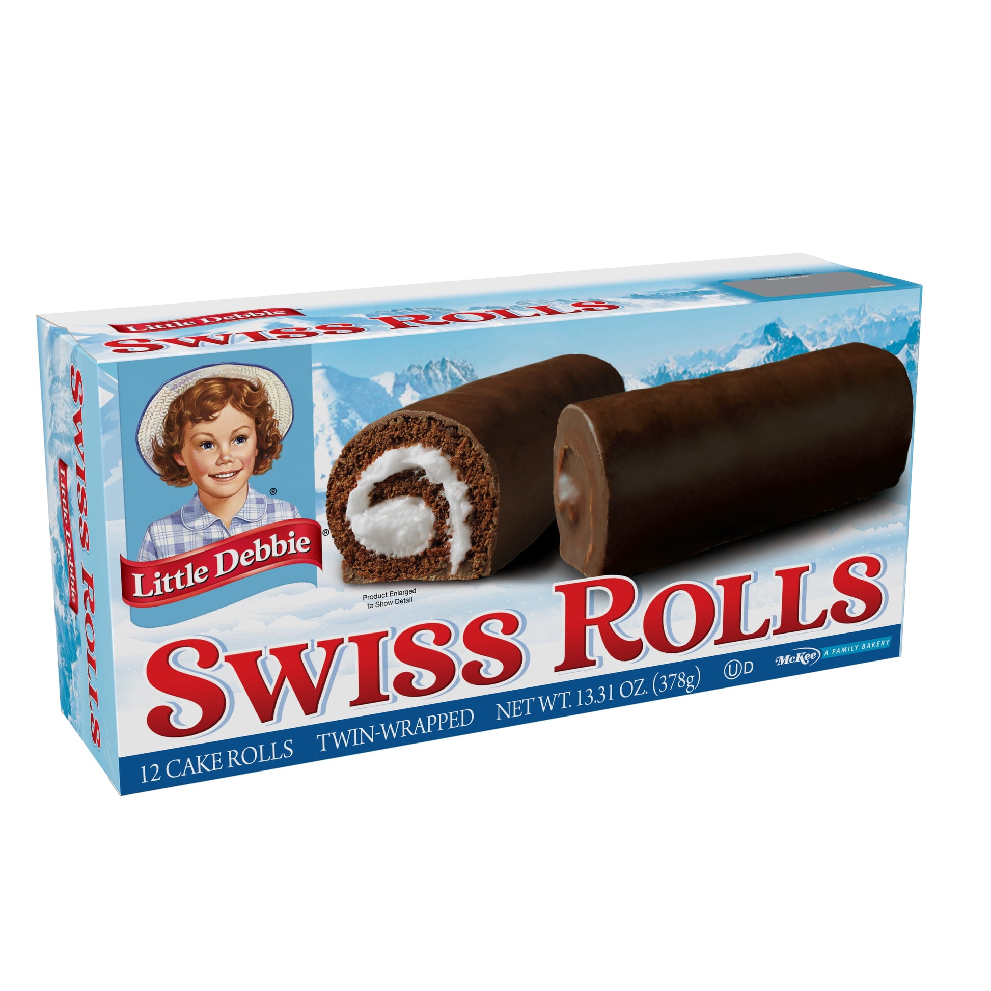 Swiss Rolls, 13.31 Oz (12 piezas)